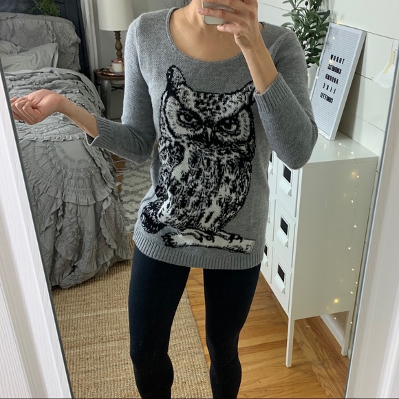 Cotton Emporium Sweaters - Midnight Owl Sweater Tunic